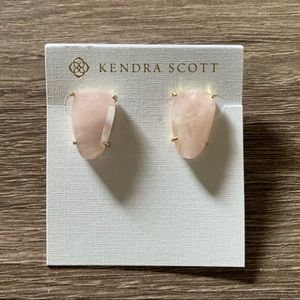 Kendra Scott Rose Quartz Studs